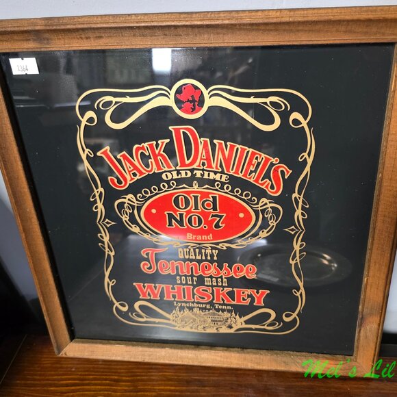 Vintage Jack Daniel's Old Time No. 7 Lynchburg Tennessee Whiskey Mirror - Picture 6 of 7
